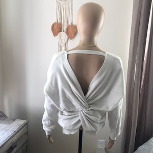 Windsor Open back sweater